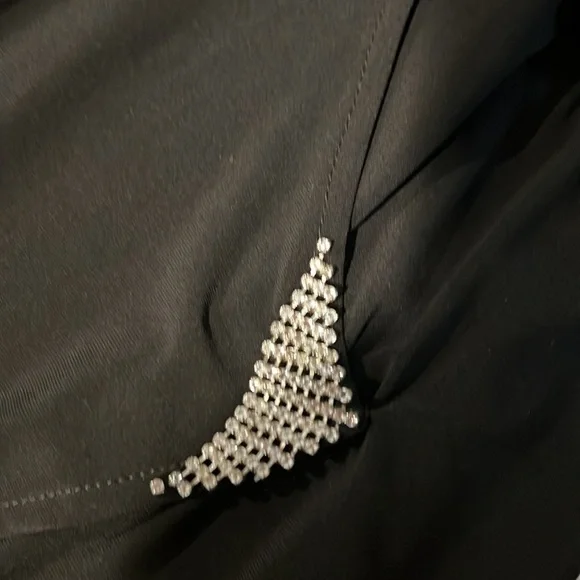 Joseph Ribkoff Mini Dress with Rhinestone Bra Size 12 - Picture 11 of 12